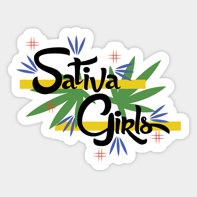 sativa girls Sticker by naterd